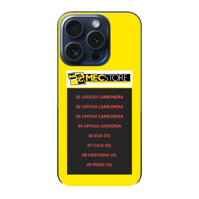 Cover personalizzata iPhone 15 Pro