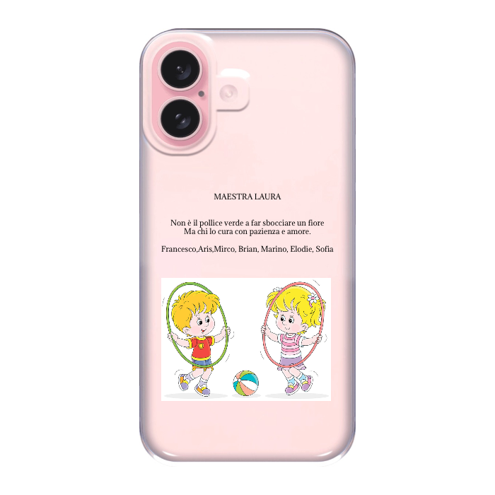 Cover personalizzata iPhone 16
