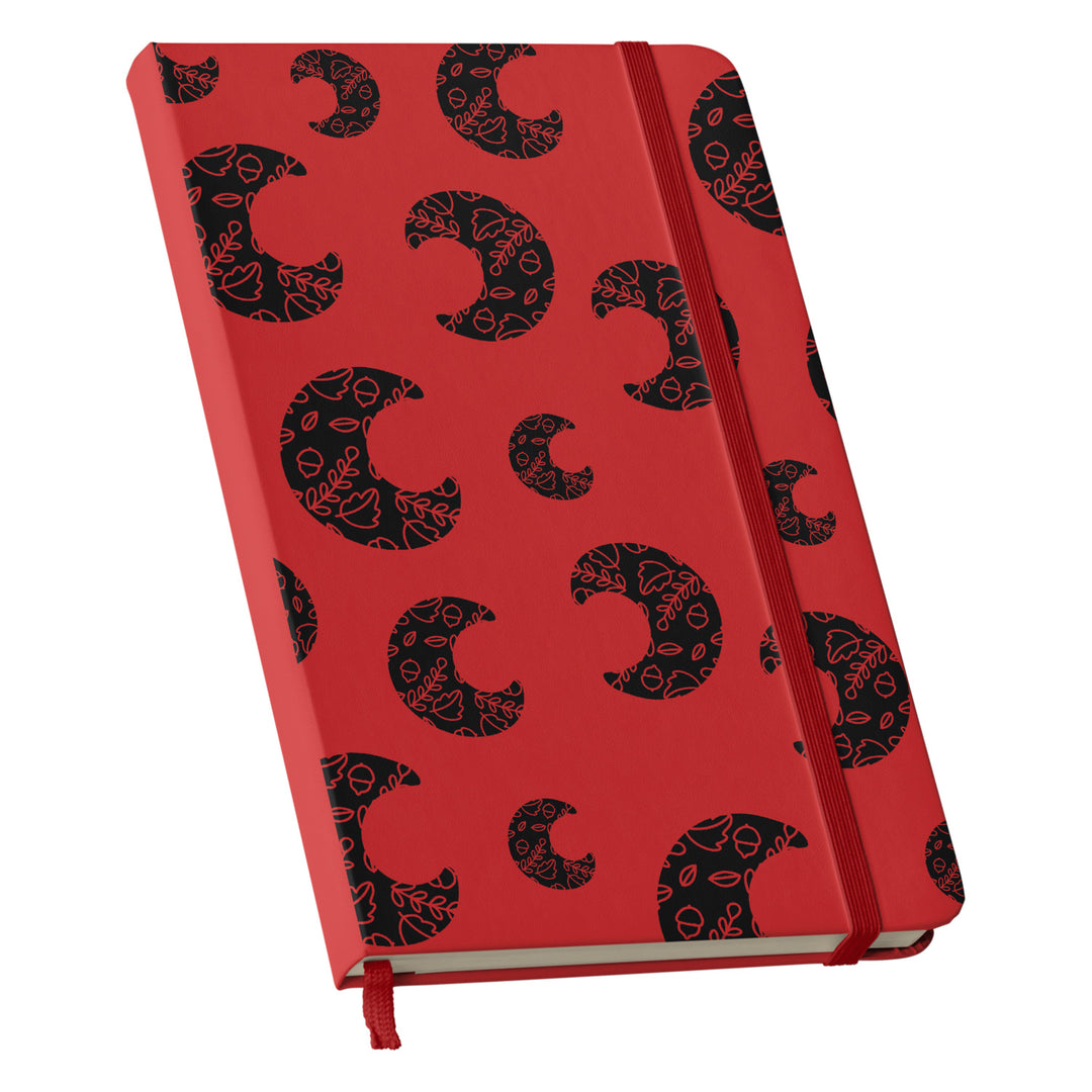 Taccuino Moon dell'album Witchy Wonder di WonderValy: copertina soft touch in 8 colori, con chiusura e segnalibro coordinati