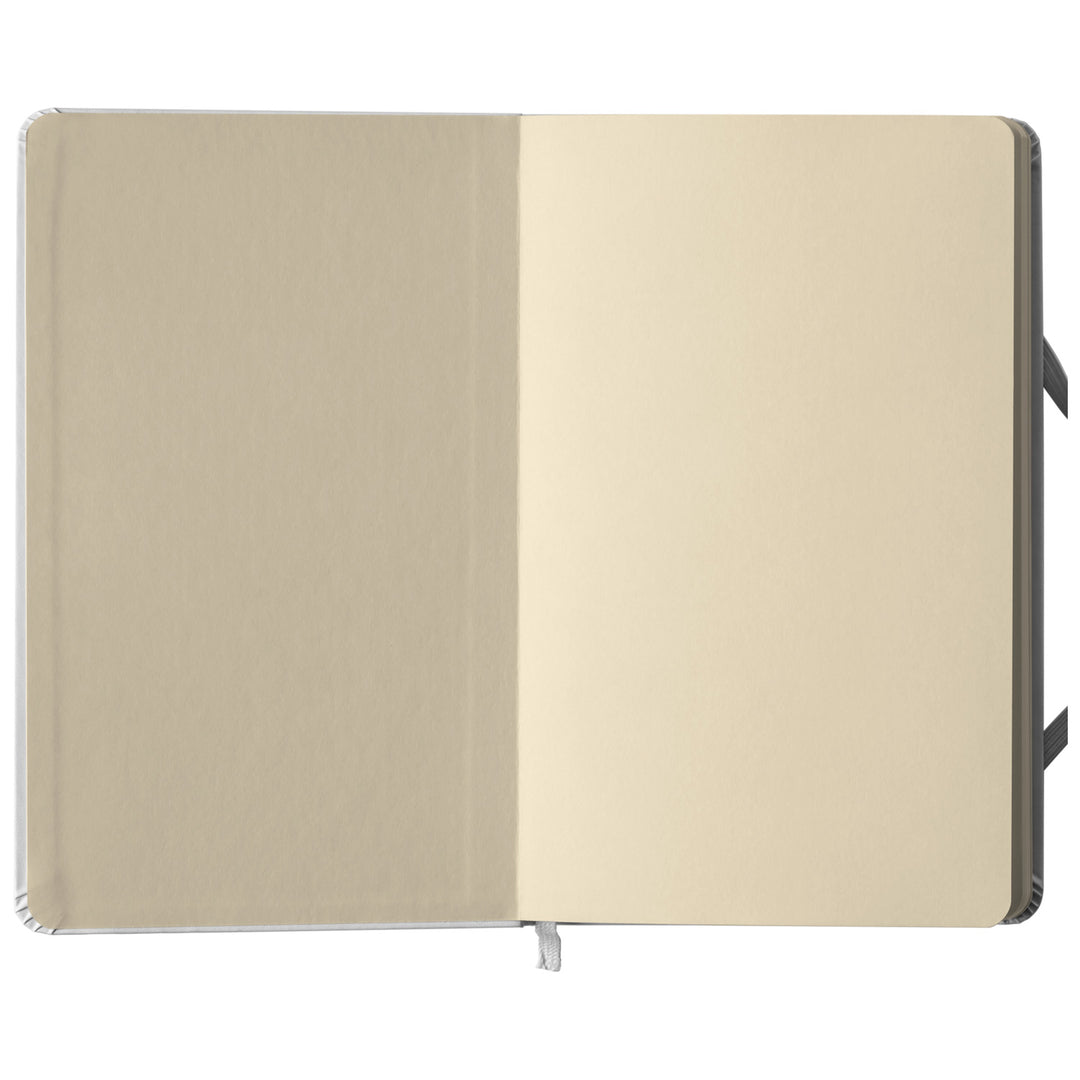 Taccuino Manuale Pratico dell'album Linea Taccuini di Linea Daria: copertina soft touch in 8 colori, con chiusura e segnalibro coordinati