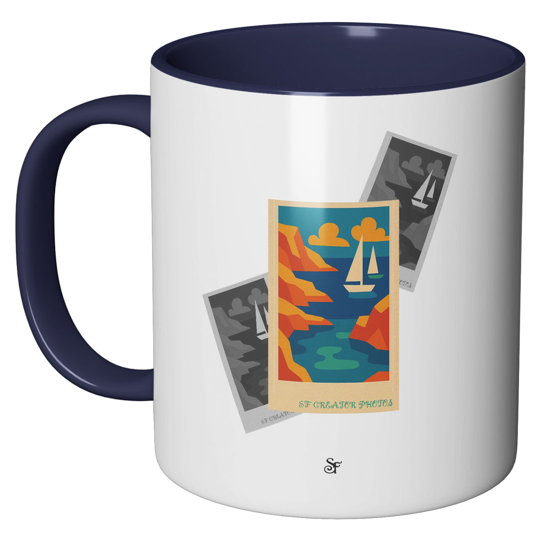 Tazza in ceramica Modern Sea in Winter dell'album Winter Fantasies From the World - Tazze di SF Creator perfetta idea regalo