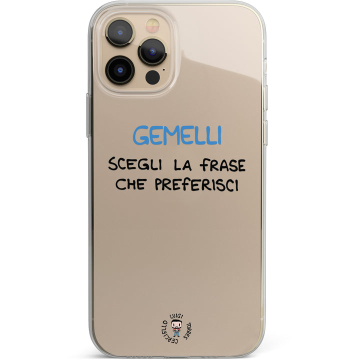 Cover Gemelli dell'album Segni Zodiacali 2024 di Luigi Torres Cerciello per iPhone, Samsung, Xiaomi e altri