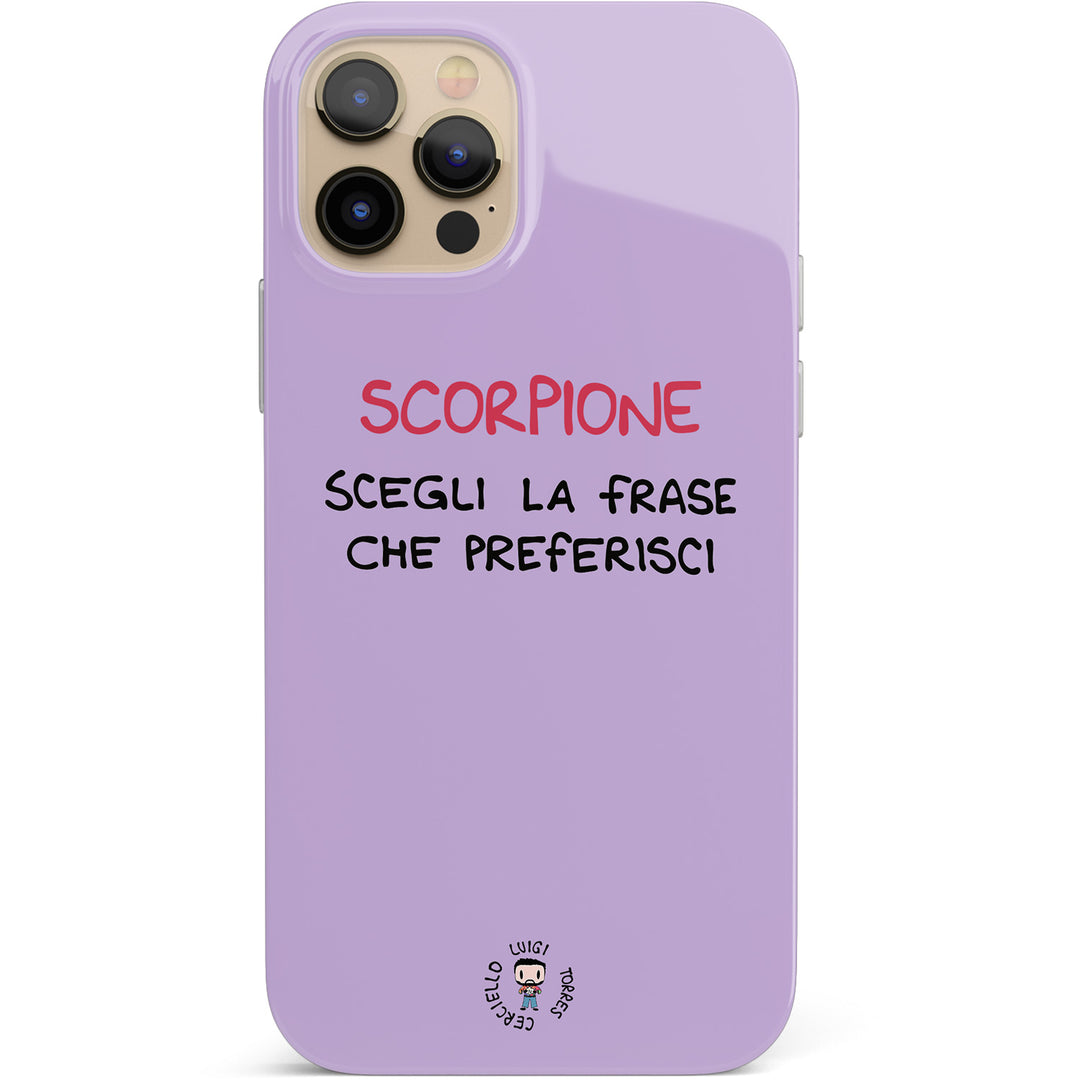 Cover Scorpione dell'album Segni Zodiacali 2024 di Luigi Torres Cerciello per iPhone, Samsung, Xiaomi e altri