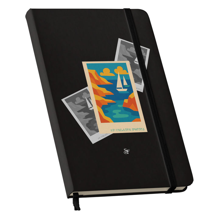 Taccuino Modern Sea in Winter dell'album Winter Fantasies From the World - Taccuini di SF Creator: copertina soft touch in 8 colori, con chiusura e segnalibro coordinati