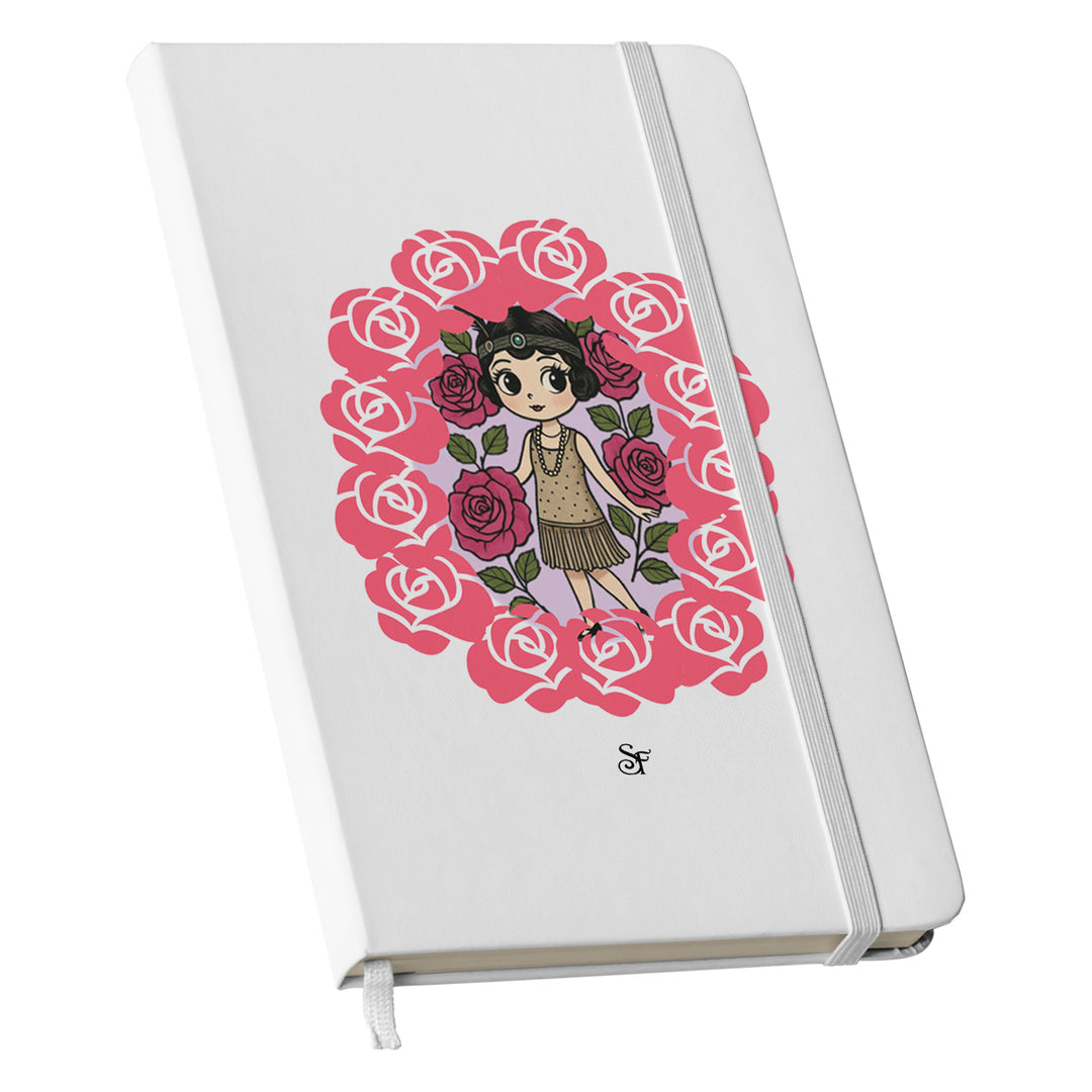 Taccuino Betty and Rose in Winter dell'album Winter Fantasies From the World - Taccuini di SF Creator: copertina soft touch in 8 colori, con chiusura e segnalibro coordinati