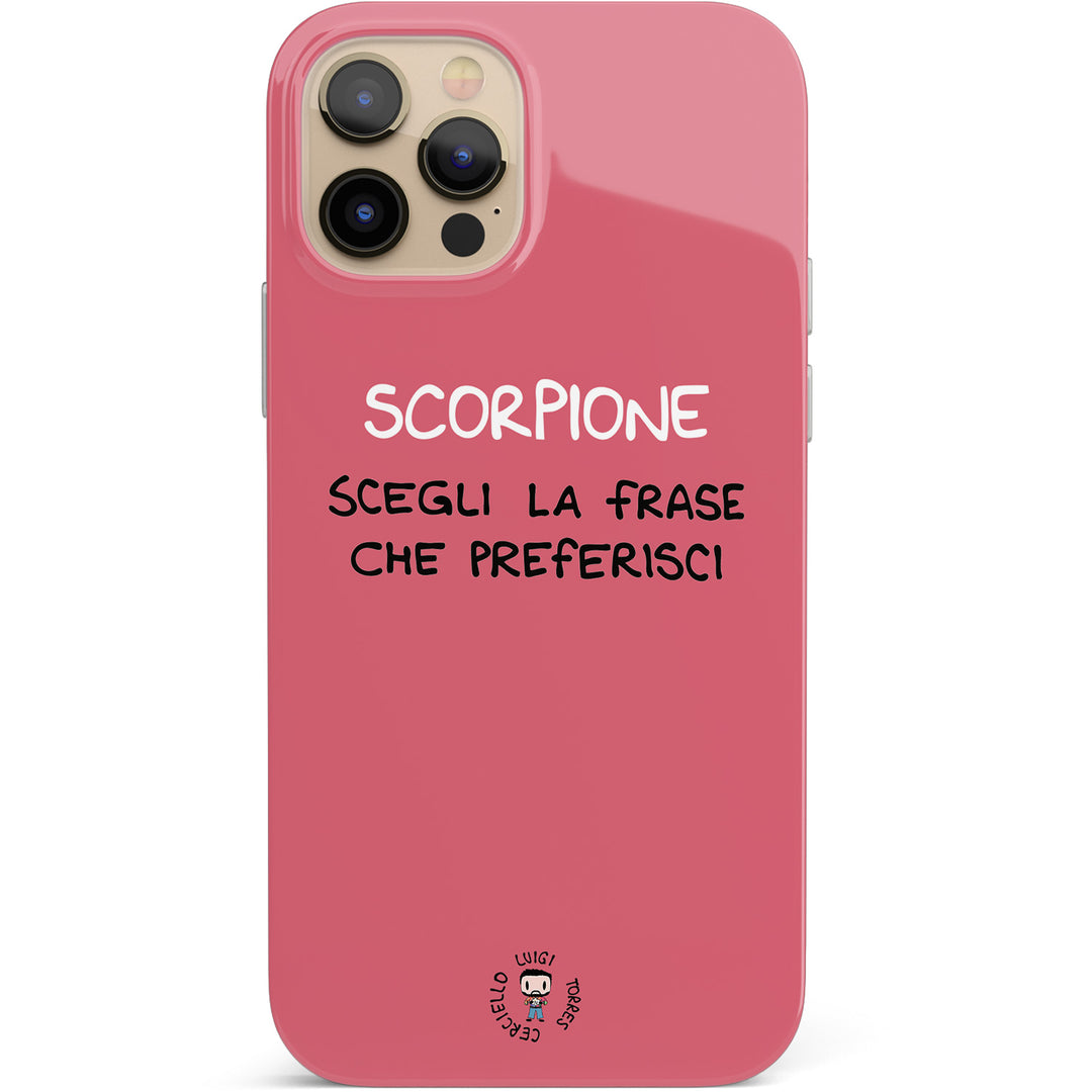 Cover Scorpione dell'album Segni Zodiacali 2024 di Luigi Torres Cerciello per iPhone, Samsung, Xiaomi e altri