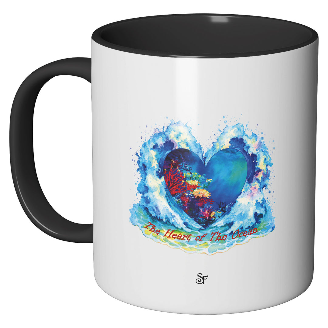 Tazza in ceramica The Heart of the Ocean in Winter dell'album Winter Fantasies From the World - Tazze di SF Creator perfetta idea regalo