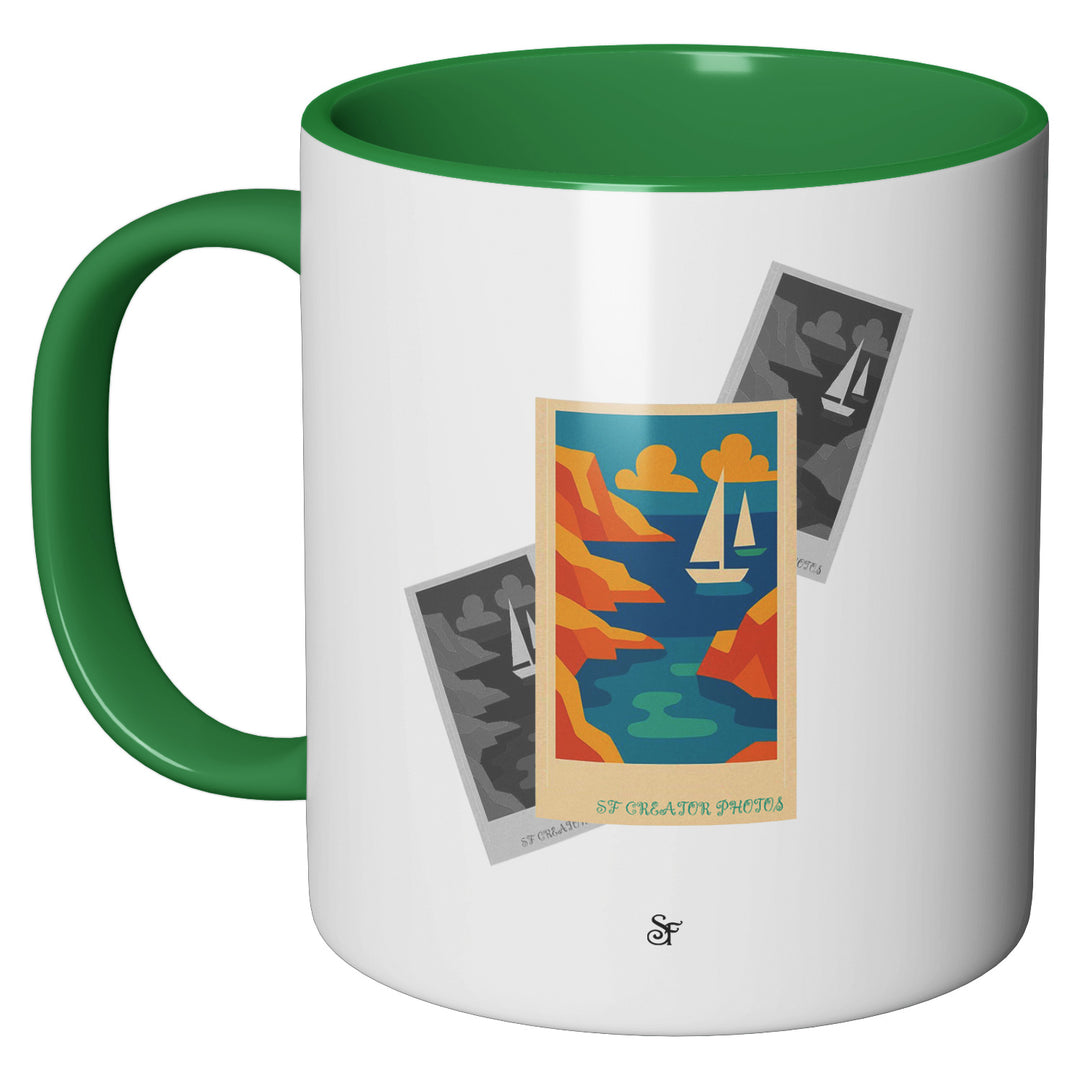 Tazza in ceramica Modern Sea in Winter dell'album Winter Fantasies From the World - Tazze di SF Creator perfetta idea regalo