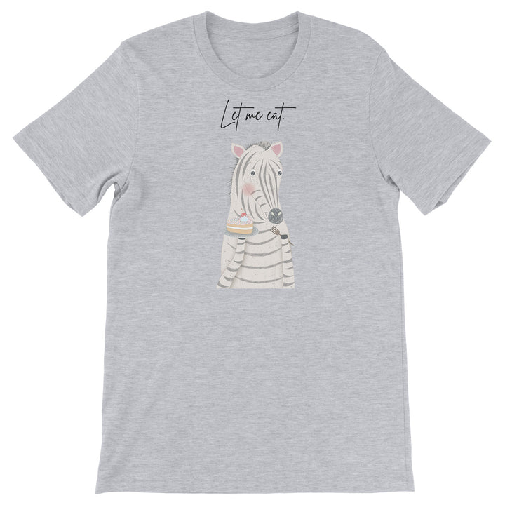 Maglietta Zebra dell'album Head in the clouds di IrisBiancoIllo, T-Shirt uomo donna e bambino a maniche corte in cotone con girocollo
