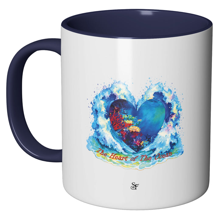 Tazza in ceramica The Heart of the Ocean in Winter dell'album Winter Fantasies From the World - Tazze di SF Creator perfetta idea regalo