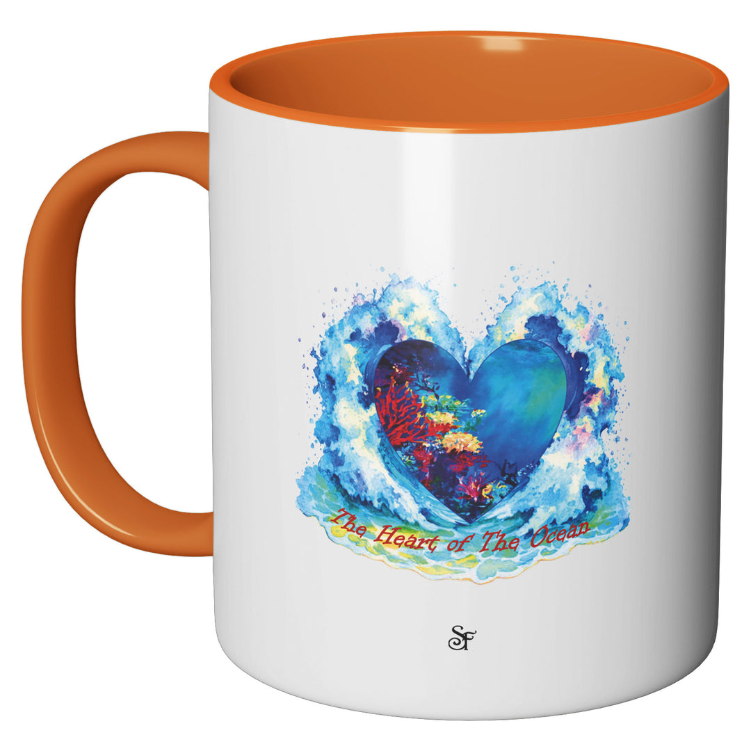 Tazza in ceramica The Heart of the Ocean in Winter dell'album Winter Fantasies From the World - Tazze di SF Creator perfetta idea regalo