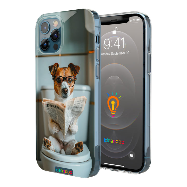 Cover Jack Russel in bagno dell'album Do not disturb di Ideandoo per iPhone, Samsung, Xiaomi e altri