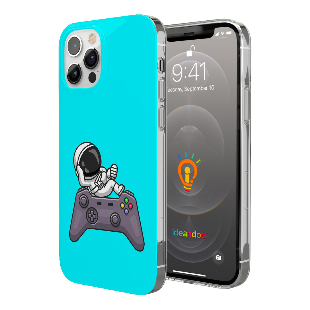 Cover Astronauta gamer dell'album Astronauta carino di Ideandoo per iPhone, Samsung, Xiaomi e altri