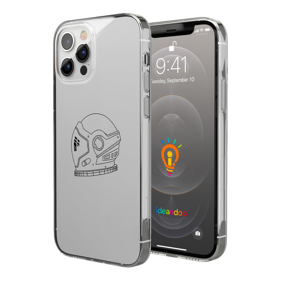 Cover Casco astronauta dell'album Spazio stellare di Ideandoo per iPhone, Samsung, Xiaomi e altri