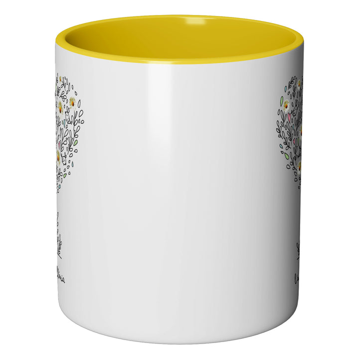 Tazza in ceramica L'amore è nell'aria dell'album Creatività su ceramica di GiuliaEffe perfetta idea regalo
