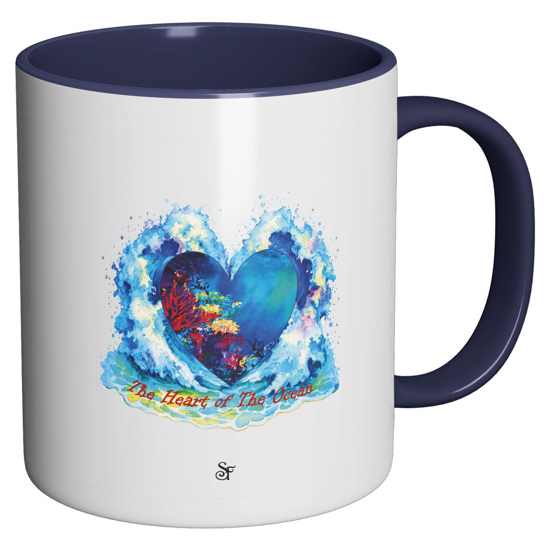Tazza in ceramica The Heart of the Ocean in Winter dell'album Winter Fantasies From the World - Tazze di SF Creator perfetta idea regalo
