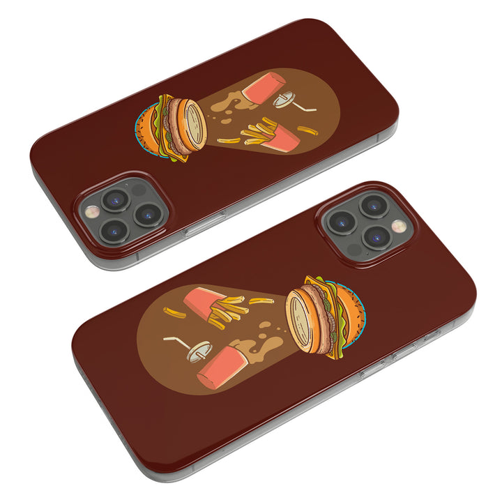 Cover Hamburger Ufo dell'album Spazio stellare di Ideandoo per iPhone, Samsung, Xiaomi e altri