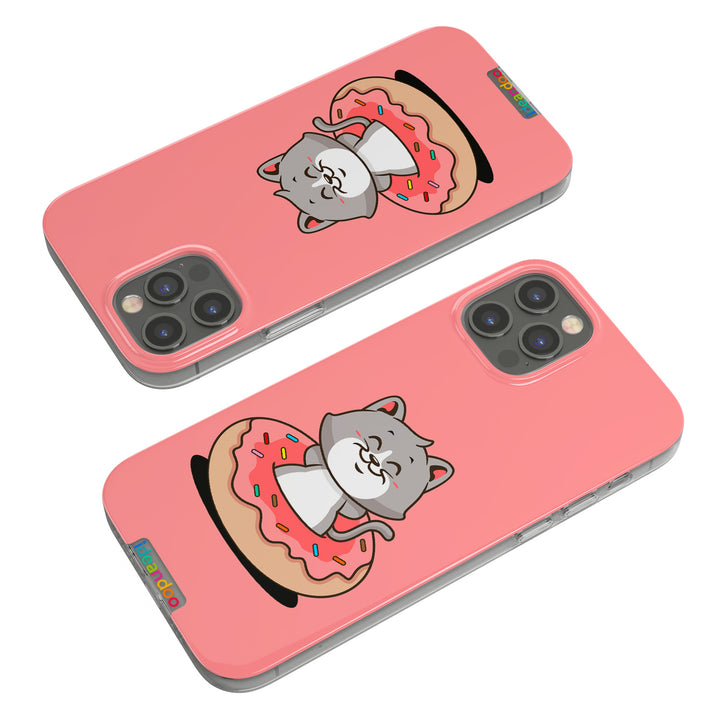 Cover Gatto Donut dell'album Donuts per tutti di Ideandoo per iPhone, Samsung, Xiaomi e altri