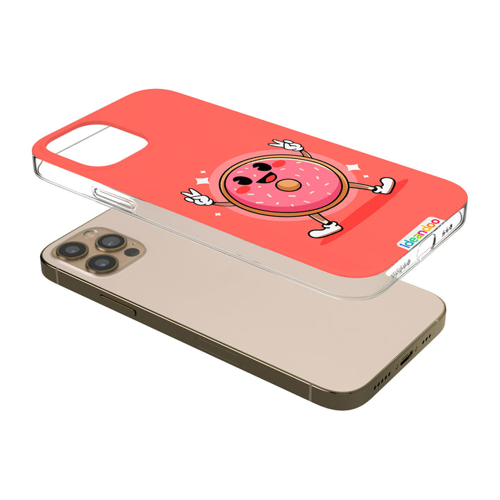 Cover Donut felice dell'album Donuts per tutti di Ideandoo per iPhone, Samsung, Xiaomi e altri