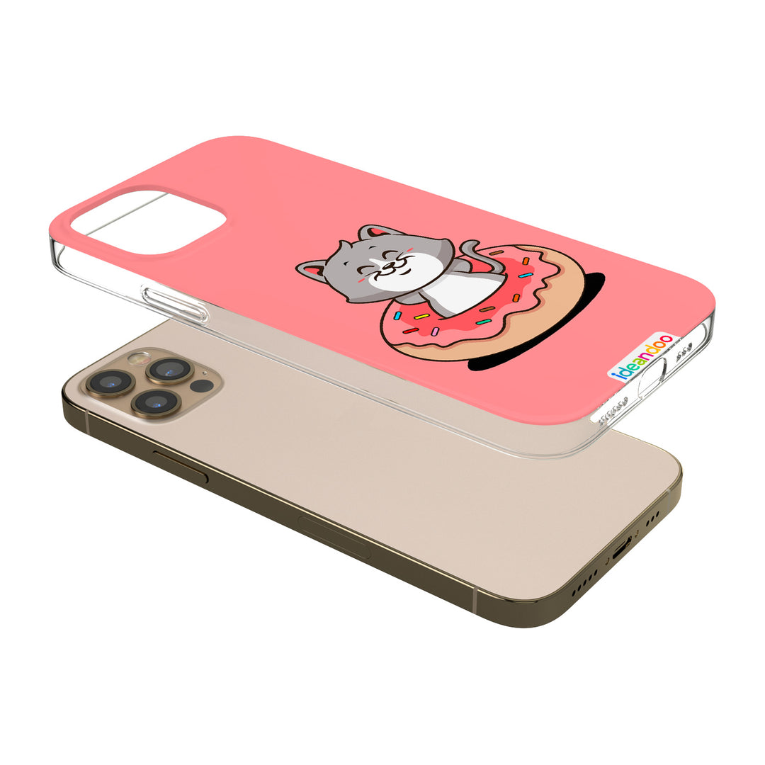 Cover Gatto Donut dell'album Donuts per tutti di Ideandoo per iPhone, Samsung, Xiaomi e altri