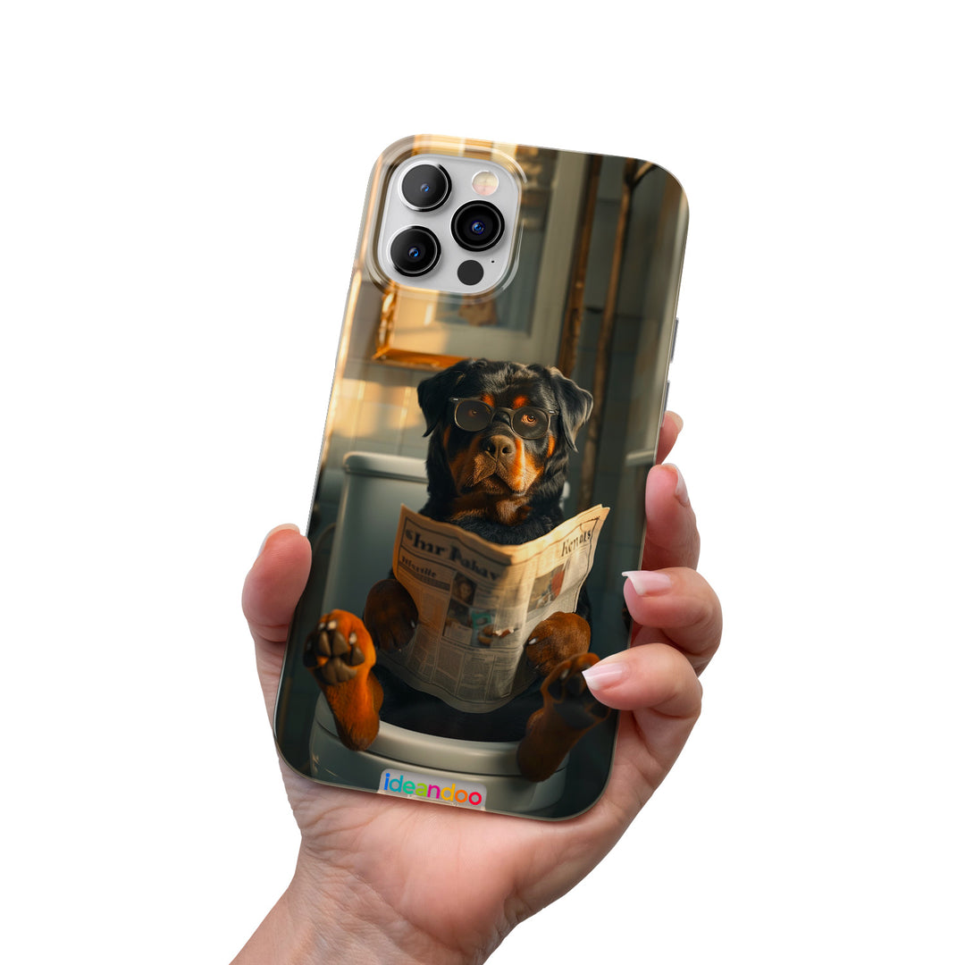 Cover Rottweiler in bagno dell'album Do not disturb di Ideandoo per iPhone, Samsung, Xiaomi e altri