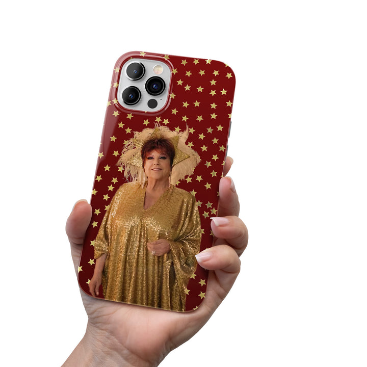 Cover Stelle in rosso dell'album Buone feste di Orietta Berti per iPhone, Samsung, Xiaomi e altri