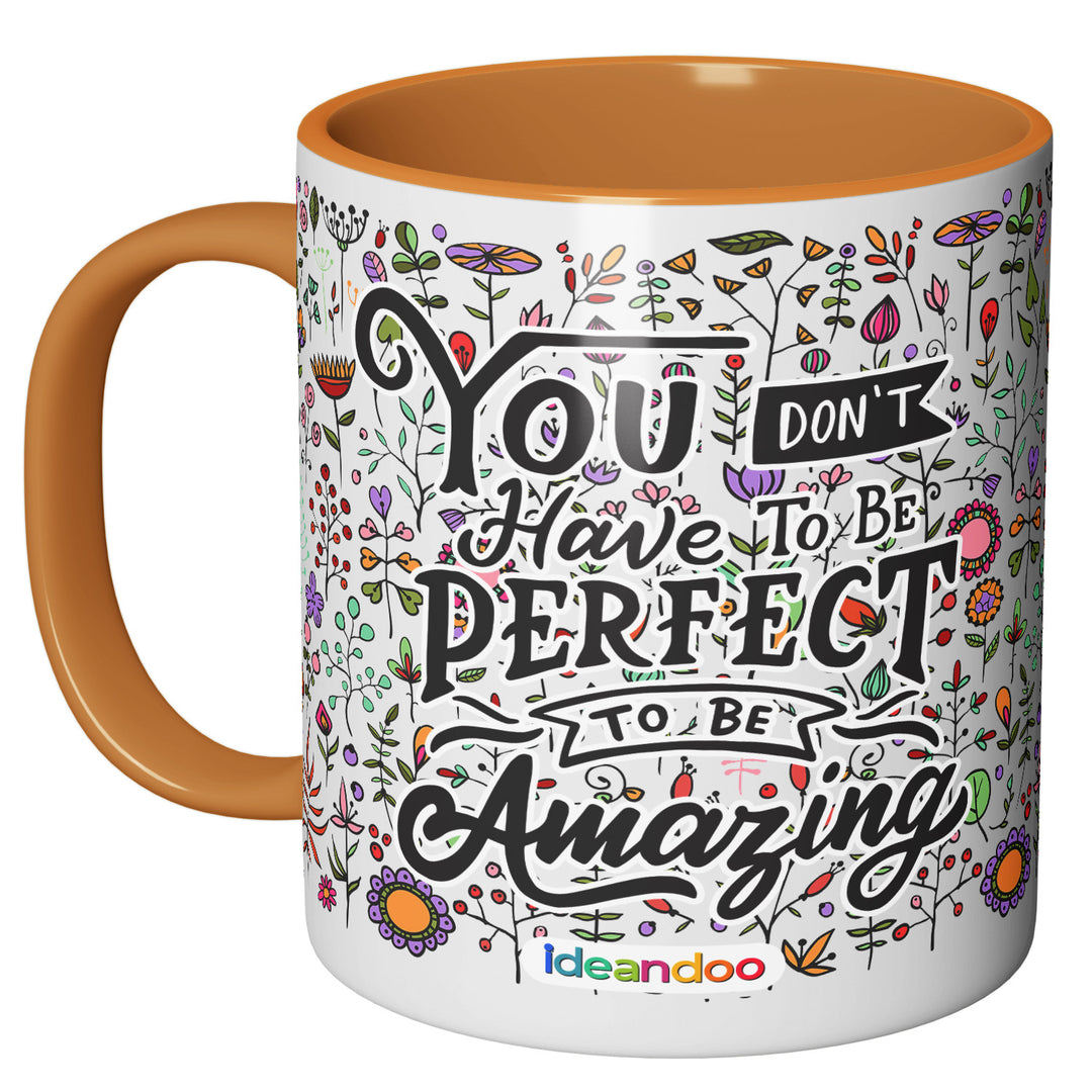 Tazza in ceramica Amazing dell'album You don't have to be perfect di Ideandoo perfetta idea regalo