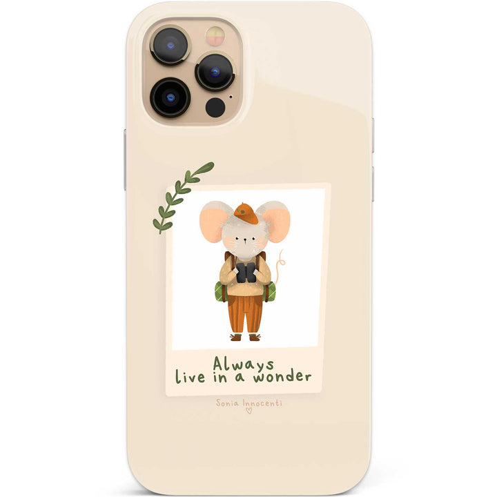 Cover Polaroid topino dell'album Let's adventure di Sonia Innocenti Illustration per iPhone, Samsung, Xiaomi e altri