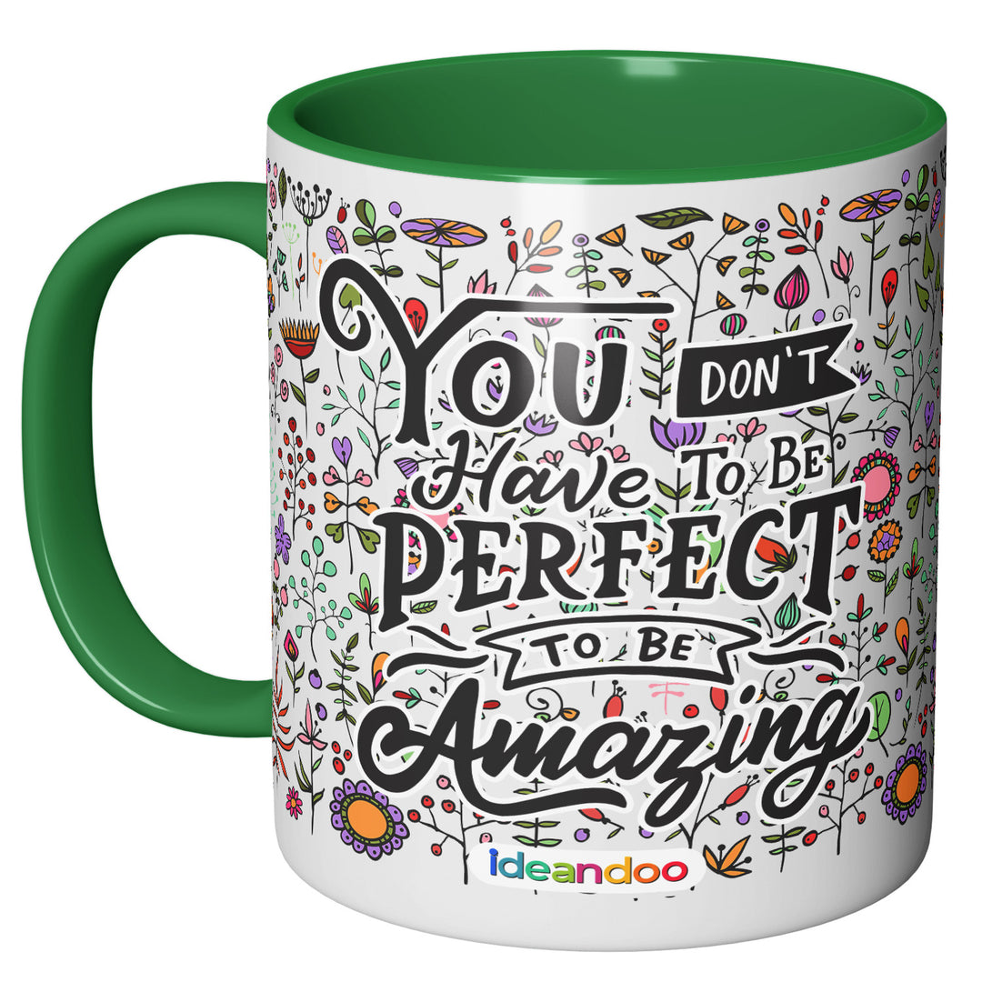 Tazza in ceramica Amazing dell'album You don't have to be perfect di Ideandoo perfetta idea regalo