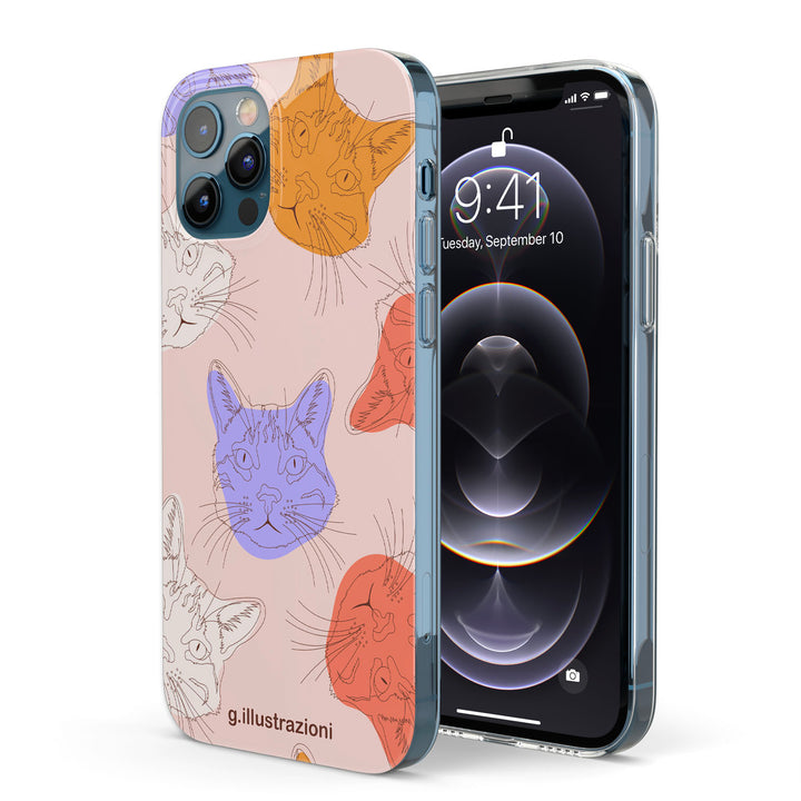 Cover Gatti dell'album Colourful Pet di G.Illustrazioni per iPhone, Samsung, Xiaomi e altri