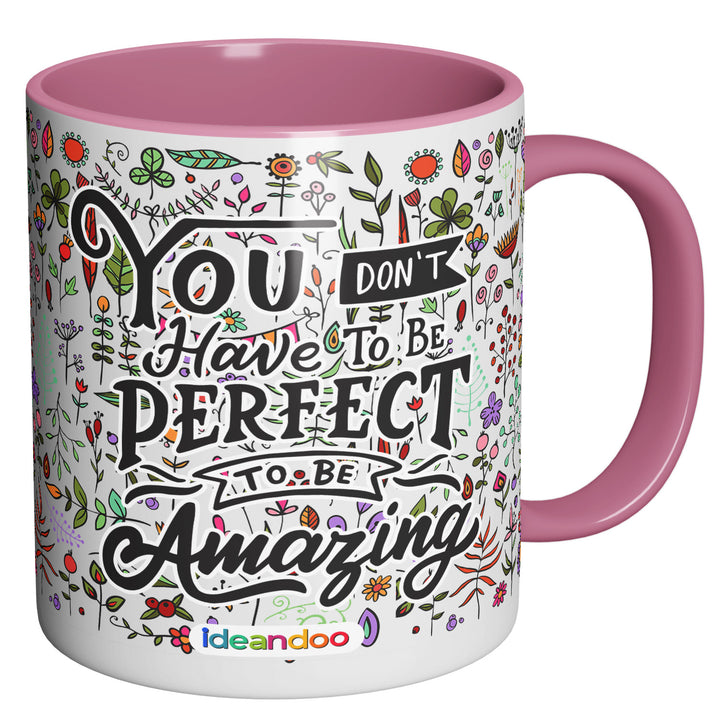 Tazza in ceramica Amazing dell'album You don't have to be perfect di Ideandoo perfetta idea regalo