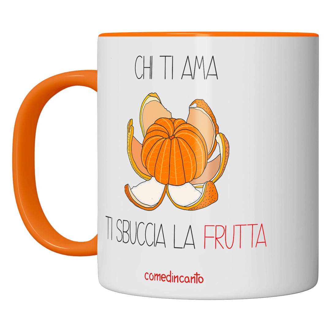 Tazza in ceramica Frutta dell'album Chi ti ama... di comedincanto perfetta idea regalo