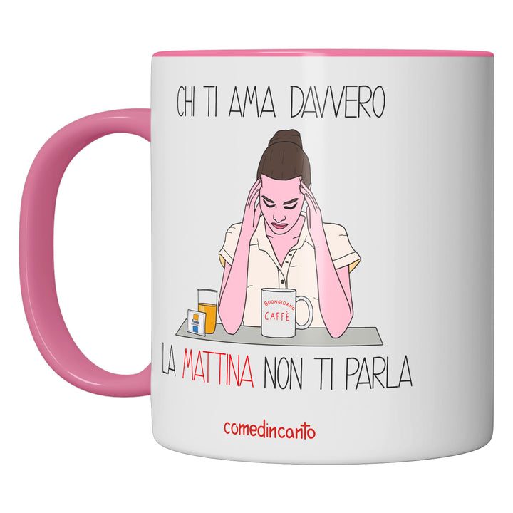 Tazza in ceramica Mattina dell'album Chi ti ama... di comedincanto perfetta idea regalo