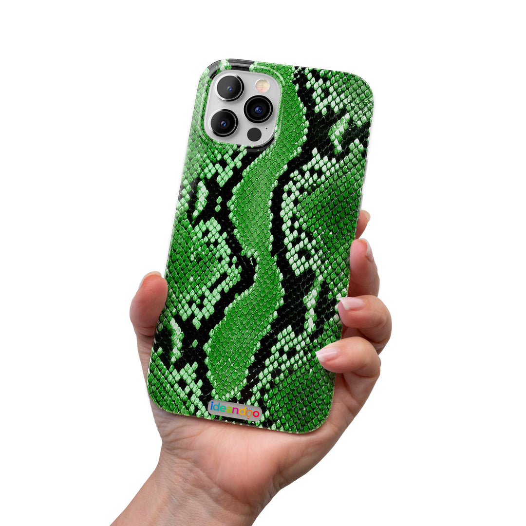 Cover Pitonata verde - foto con effetto rilievo dell'album Animali di Ideandoo per iPhone, Samsung, Xiaomi e altri