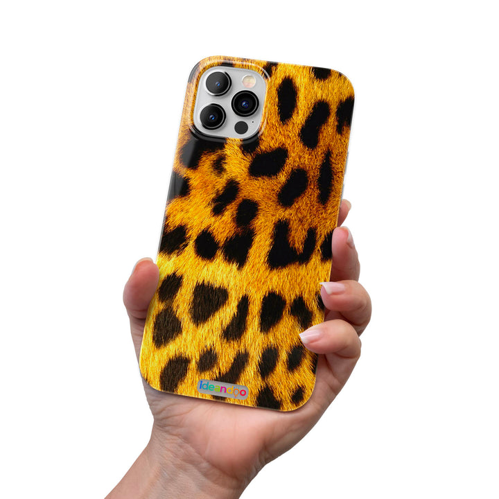 Cover Leopardata - foto con effetto rilievo dell'album Animali di Ideandoo per iPhone, Samsung, Xiaomi e altri
