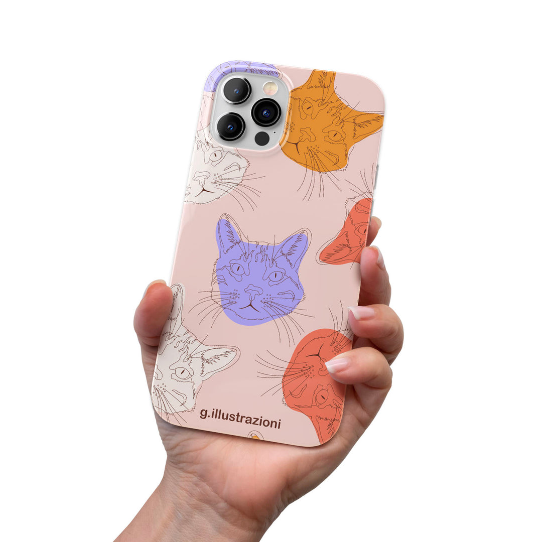 Cover Gatti dell'album Colourful Pet di G.Illustrazioni per iPhone, Samsung, Xiaomi e altri